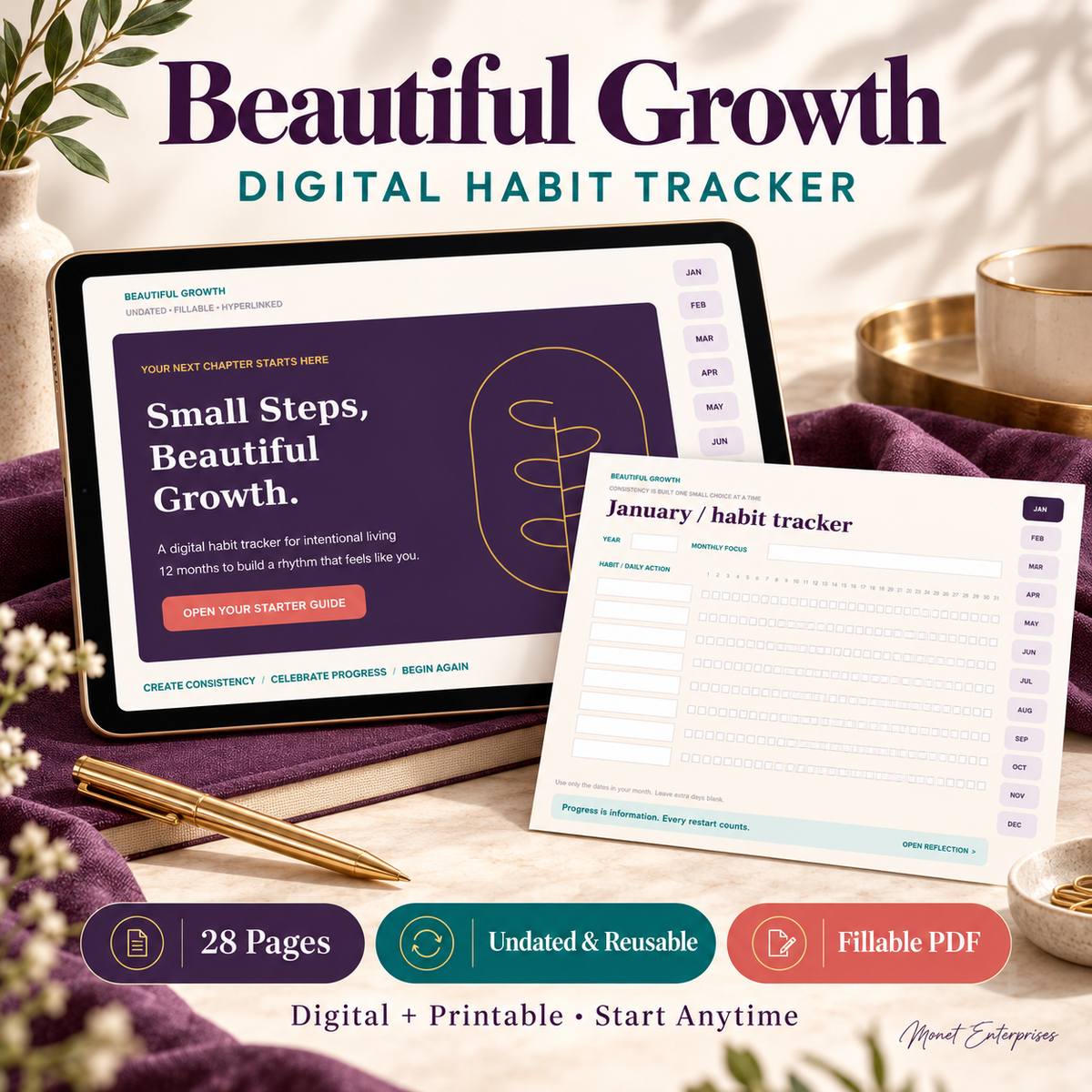 Beautiful Growth Digital Tractor