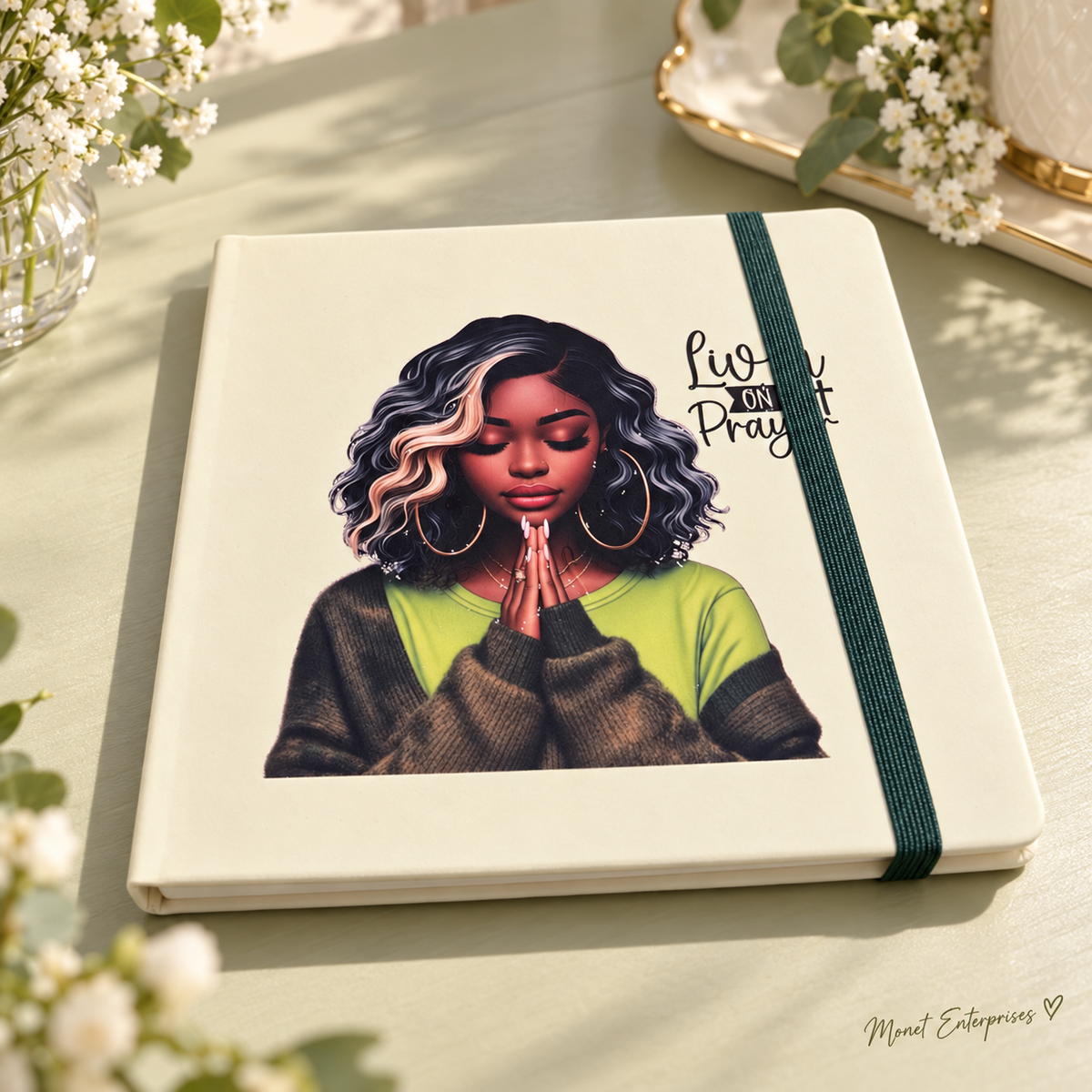 Livin on a Prayer small lined notebook