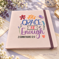 His Grace Is Enough small lined notebook