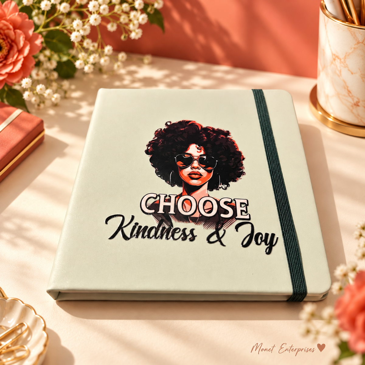 Choose Kindness and Joy small lined notebook